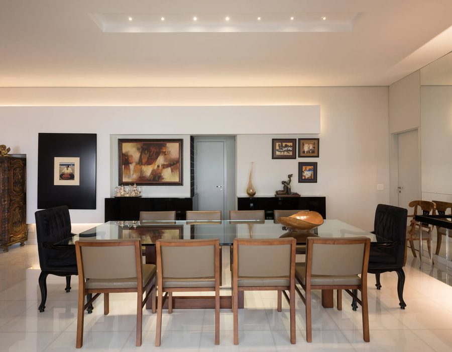 Apartamento decorado por Luís Fábio