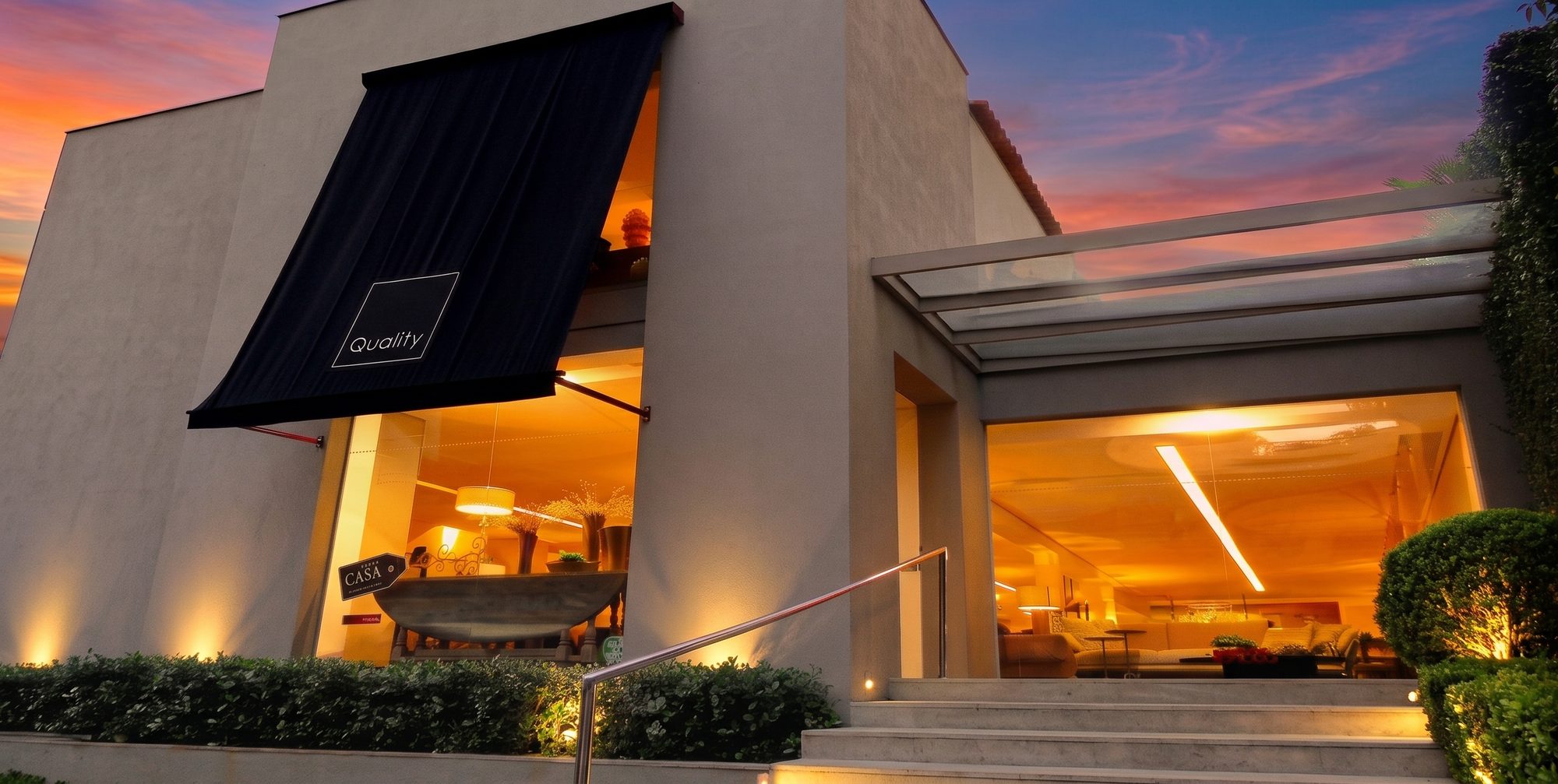 Fachada da loja Quality Decorações em Lourdes, Belo Horizonte